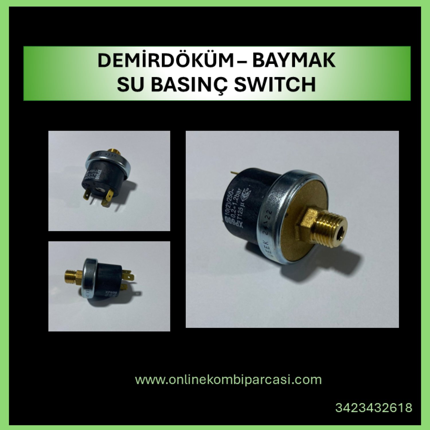 Baymak -DemirDöküm Su Basınç Sivici  - DemirDöküm 16JV