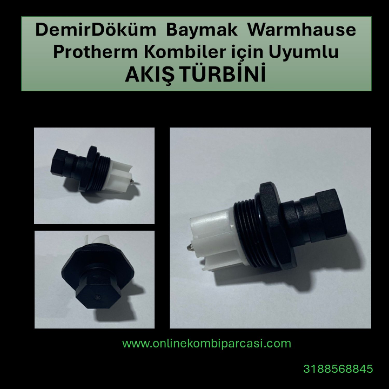 DemirDöküm - Baymak - Warmhause - Protherm Akış Türbin - Warmhause 1RMW