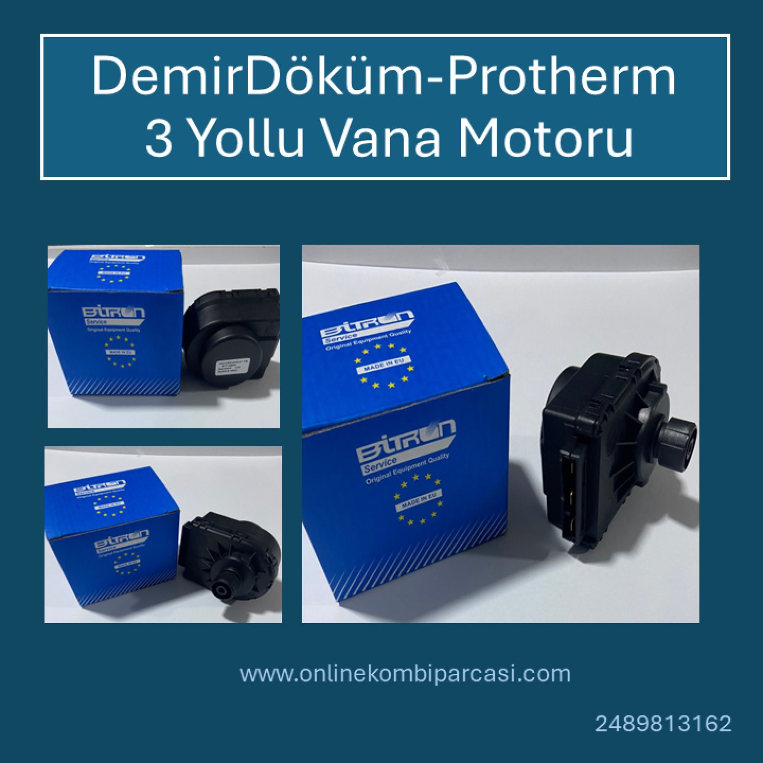 DemirDöküm Protherm 3 Yollu Vana Motoru - DemirDöküm 9OOD