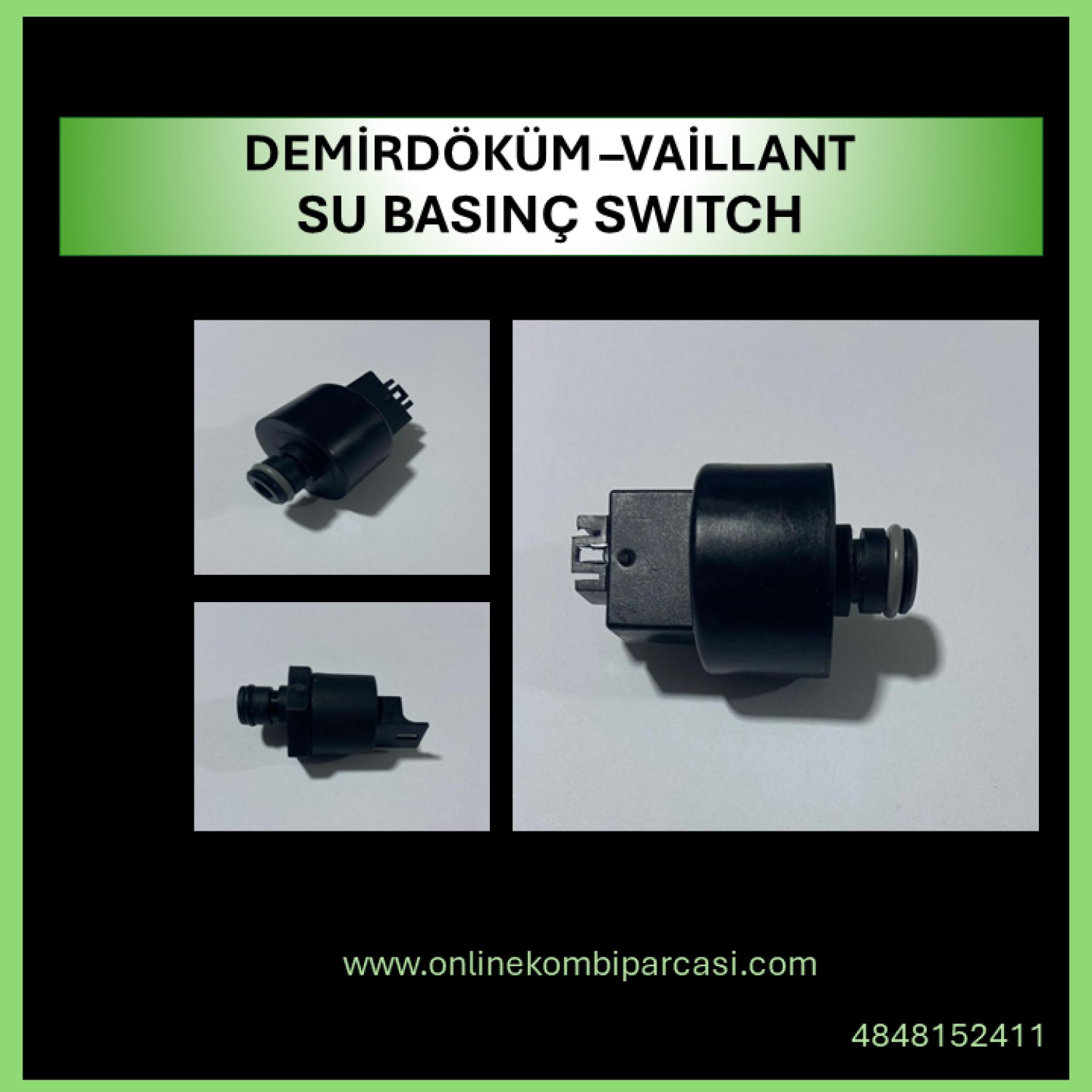 Demirdöküm - Vaillant Su Basınç Sensörü - Vaillant 1Q4X