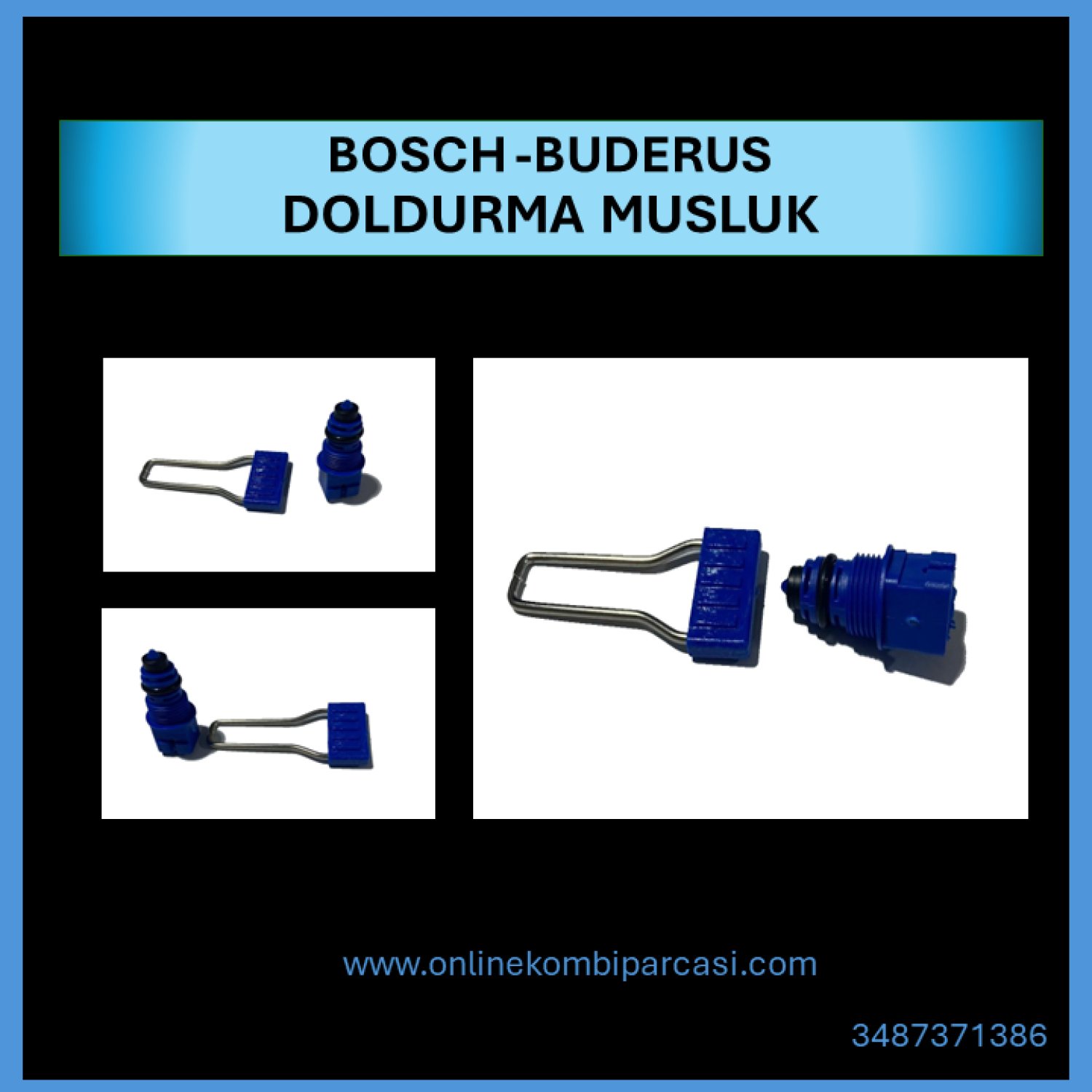 Bosch - Buderus Kombiler için Doldurma Musluk - Buderus BREI